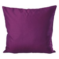 Kissenhülle Wildseide Optik uni 40x40 cm violett