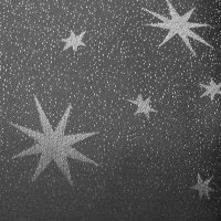 Lurex Tischdecke in Grau mit silbernen Sternen Tischwäsche Weihnachtstischdecke
