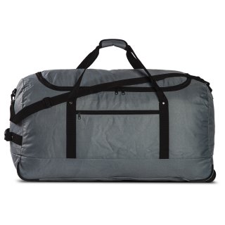 Reisetasche Travel Bag Tasche ultra leicht & faltbar Trolley Rollenreisetasche in Grau