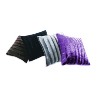 Kissenhülle flauschig weich Streifen Nerz Optik Kissenbezug Plüsch Ki, 9,95 €