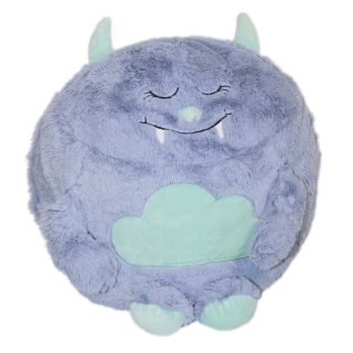 Monster Kuschelkissen Plüsch Kinder Kissen in Flieder Dekokissen incl Füllung ca. 45 cm Autokissen