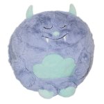 Monster Kuschelkissen Plüsch Kinder Kissen in Flieder Dekokissen incl Füllung ca. 45 cm Autokissen