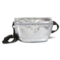 Hüfttasche Metallic Silber Bauch- Gürteltasche Hip Bag ca. 28 x 16 cm Tasche Sunshine