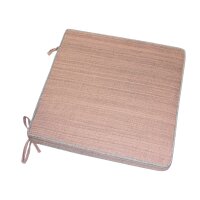Sitzkissen Outdoor 42x42 cm rosa lachs Stuhlkissen...