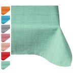 Tischdecke Outdoor Garten Balkon Tischtuch meliert 130x160 cm witterungsbeständig