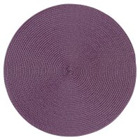 Platzset Polypro Aubergine rund ca. 35 cm Ø...