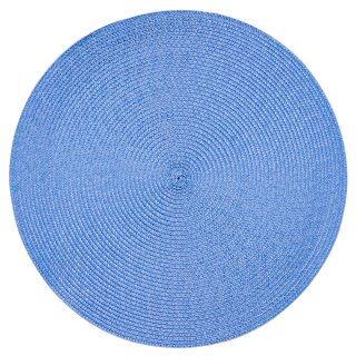 Platzset Polypro Bleu rund ca. 35 cm Ø abwaschbar Tischset Platzdeckchen