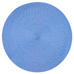 Platzset Polypro Bleu rund ca. 35 cm Ø abwaschbar Tischset Platzdeckchen