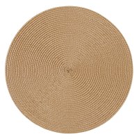 Platzset Polypro Caramel rund ca. 35 cm Ø...