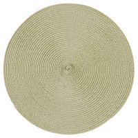 Platzset Polypro Natur rund ca. 35 cm Ø abwaschbar...
