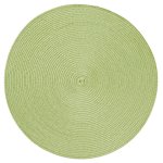 Platzset Polypro Pistazie rund ca. 35 cm Ø  abwaschbar Tischset Platzdeckchen