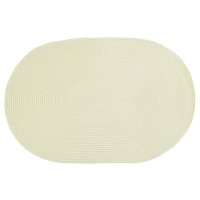 Platzset Polypro Ecru oval ca. 45 x30 cm Platzdeckchen...