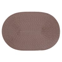 Platzset Polypro Schoko oval ca. 45x30 cm Platzdeckchen...