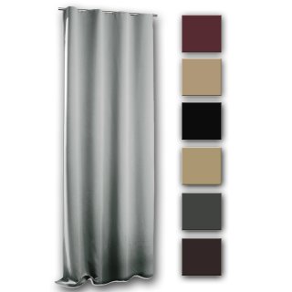 Vorhang blickdicht Kräuselband 140x245 cm (BxL) Gardine Store Dekoschal