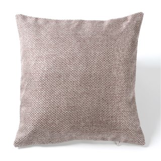 Kissenh&uuml;lle Bast- Struktur Grobgewebe ca. 40x40 cm 4. Nickel taupe hell