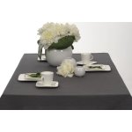 Tischdecke anthrazit 130x160 cm Tafeltuch elegant meliert