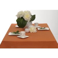 Tischdecke rost 130x160 cm Tafeltuch elegant meliert