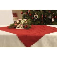 Tischdecke Winterzeit Mitteldecke Weihnachten Tischl&auml;ufer ca. 40x160 cm creme Schneeflocke