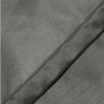 Thermovorhang Kr&auml;uselband grau blickdicht Gardine Alaska Vorhang 140x245 cm