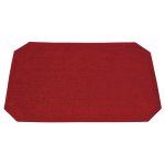 Tischset Platzset rot 35x50 cm Untersetzer wasserabweisend Leinenoptik