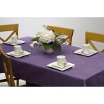 Tischdecke Angelina Mitteldecke rechteckig 130x160 Tischw&auml;sche damast modernes design  lila