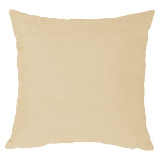 Kissenbezug 40x40 cm ecru Struktur Leinenoptik Kissenhülle für Dekokissen