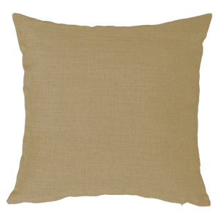 Kissenbezug 40x40 cm beige sand Struktur Leinenoptik Kissenhülle für Dekokissen