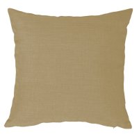 Kissenbezug 40x40 cm beige sand Struktur Leinenoptik...