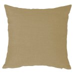 Kissenbezug 40x40 cm beige sand Struktur Leinenoptik Kissenhülle für Dekokissen