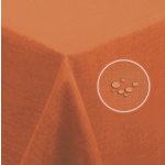Tischdecke orange 130x220 cm beschichtet Leinenoptik wasserabweisend Lotuseffekt