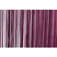 Fadenvorhang lila T&uuml;rvorhang 90x250 cm uni Vorhang...