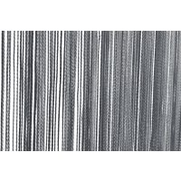 Fadenvorhang grau T&uuml;rvorhang 90x250 cm uni Vorhang...