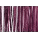 Fadenvorhang lila T&uuml;rvorhang 140x250 cm uni Vorhang einfarbig Raumteiler