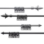 Gardinenstange 16 mm Garnitur incl. 12 Gardinenringe und Faltlegehaken in schwarz oder silber