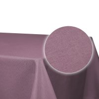 Tischdecke Leinenoptik 110x110 cm eckig beschichtet Lotuseffekt Mitteldecke fleckenabweisend