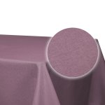 Tischdecke Leinenoptik 110x110 cm eckig beschichtet Lotuseffekt Mitteldecke fleckenabweisend