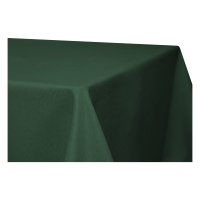 Tischdecke 130x160 cm grün dunkel eckig Leinenoptik...