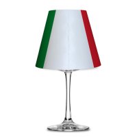 Lampenschirm Italien Länder Flaggen Weinglas Lampe...