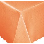 Tischdecke 130x160 cm orange eckig Mitteldecke Punkte b&uuml;gelfrei fleckenabweisend