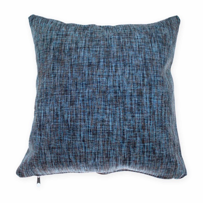 Kissenhülle 40x40 cm blau grau Strukturgewebe Multicolor Kissenbezug , 5,95 €