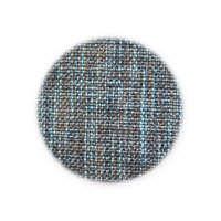 Kissenhülle 50x50 cm blau grau Strukturgewebe Multicolor Kissenbezug  Deko Kissen