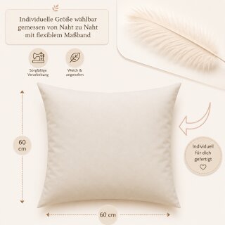 Füllkissen Federkissen 60x60 cm Kissenfüllung Kopfkissen Deko Kissen , 12,95 €