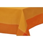 Mitteldecke Meda Leinenoptik 85x85 cm #1114 orange/gelb