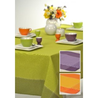 Tischdecke Meda Leinenoptik 130x160 cm - in Trendfarben #1115