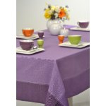 Tischdecke Meda Leinenoptik 130x160 cm - in Trendfarben #1115 lila/flieder