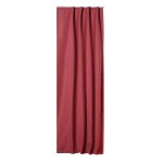 Thermovorhang Kr&auml;uselband weinrot 140x245 cm elegant meliert Polar Fleece Vorhang