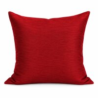 Kissenbezug Canada 50x50 cm weinrot hell elegant meliert...