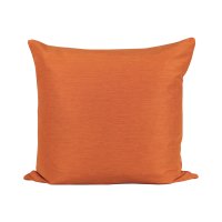 Kissenbezug Canada 50x50 cm orange terracotta elegant meliert Deko Kissen