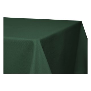 Tischdecke 135x180 cm gr&uuml;n dunkel eckig Leinenoptik wasserabweisend beschichtet Mitteldecke