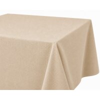 Tischdecke Leinenoptik 90x90 cm eckig beschichtet...